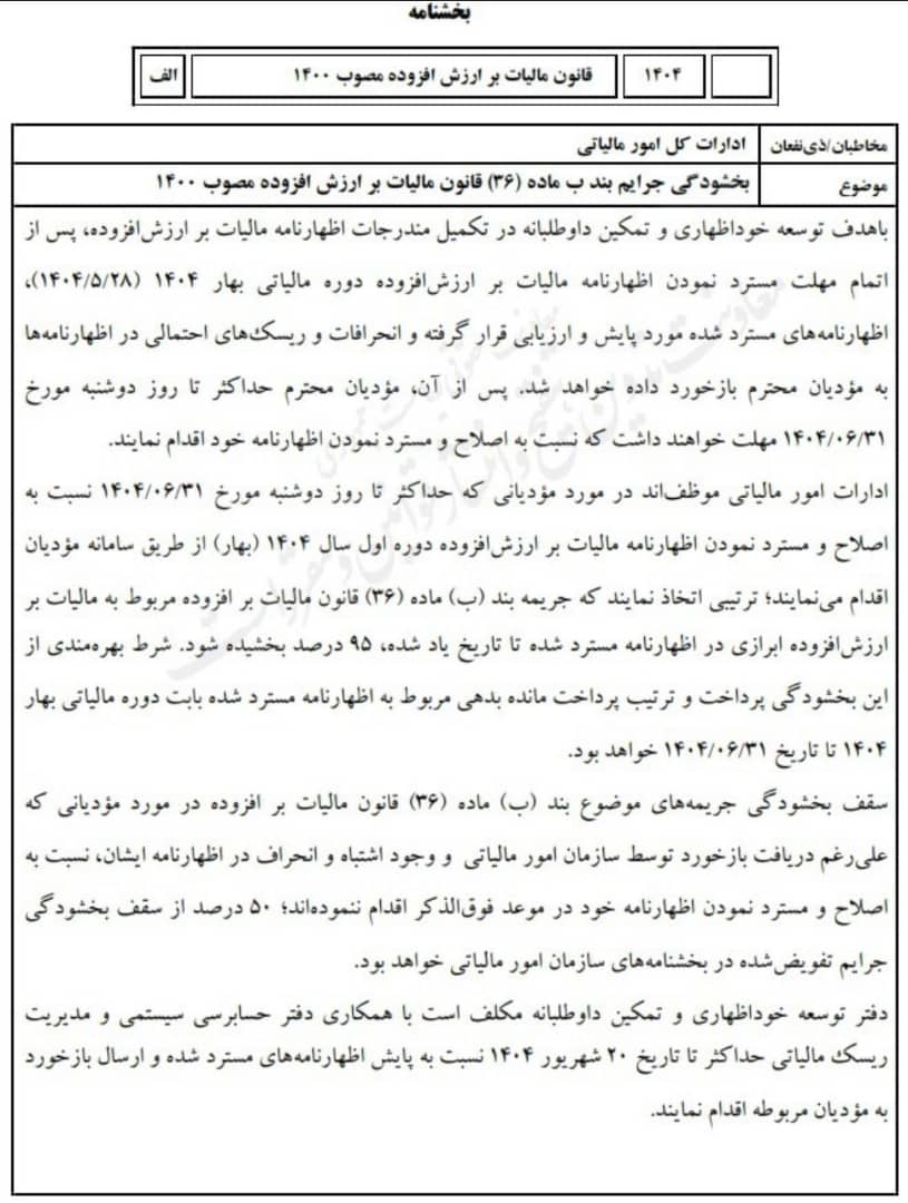 راهنمای جامع اظهارنامه ارزش افزوده بهار ۱۴۰۴: از تحلیل تمدید مهلت تا آموزش کامل تسلیم اظهارنامه